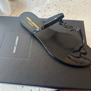 Ysl Cassandra sandals never worn brand new authentic